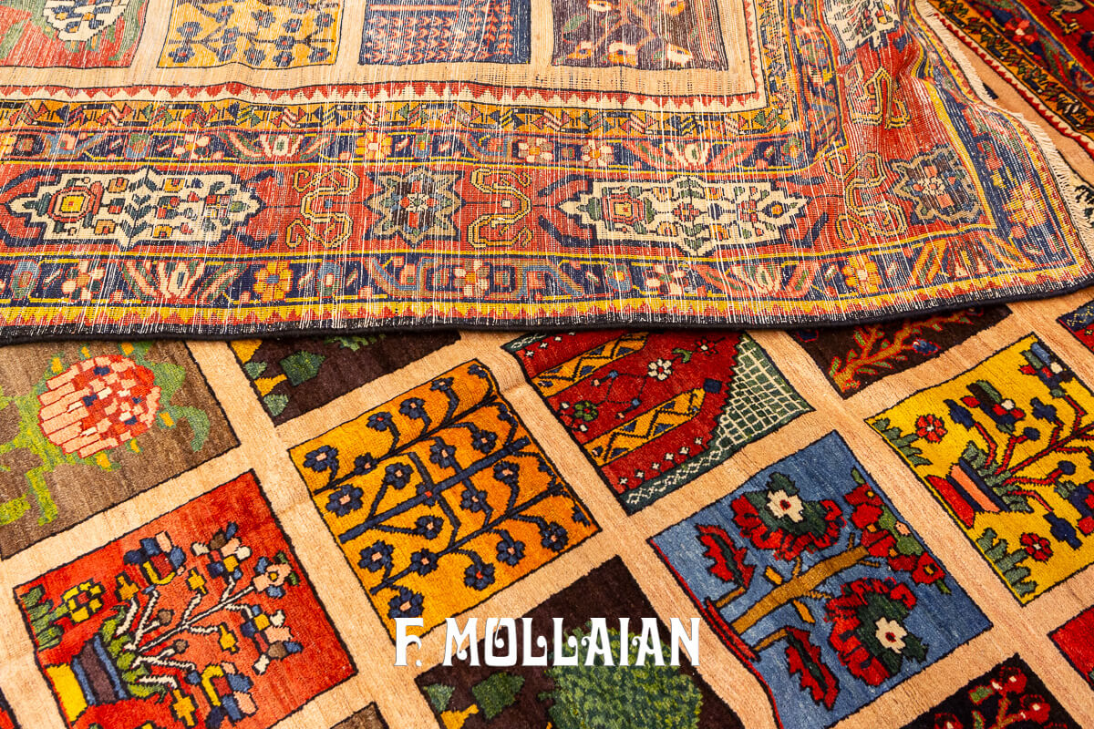 Bakhtiari Rug Very Large Garden Design n°:818996